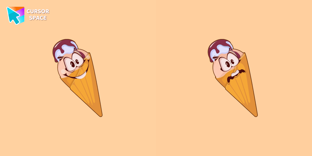 Ice Cream Cone cursor cursor pack